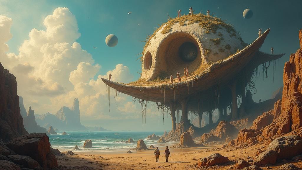 Abstract Surrealist AI Image