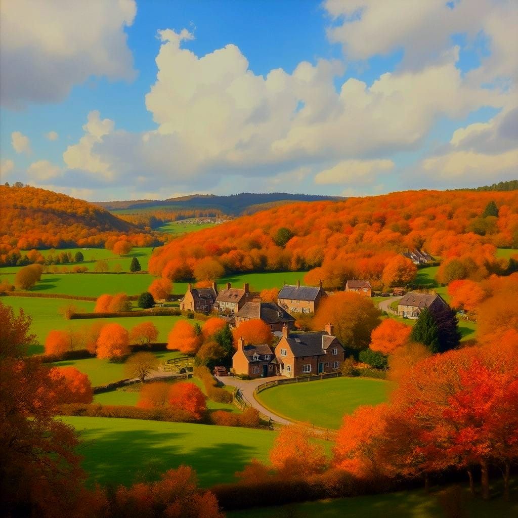 English Countryside in Breathtaking Beauty