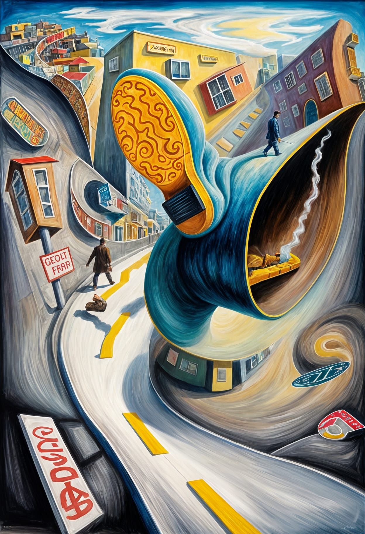 Urban Wanderer Takes a Step into the Unknown in Psychedelic....