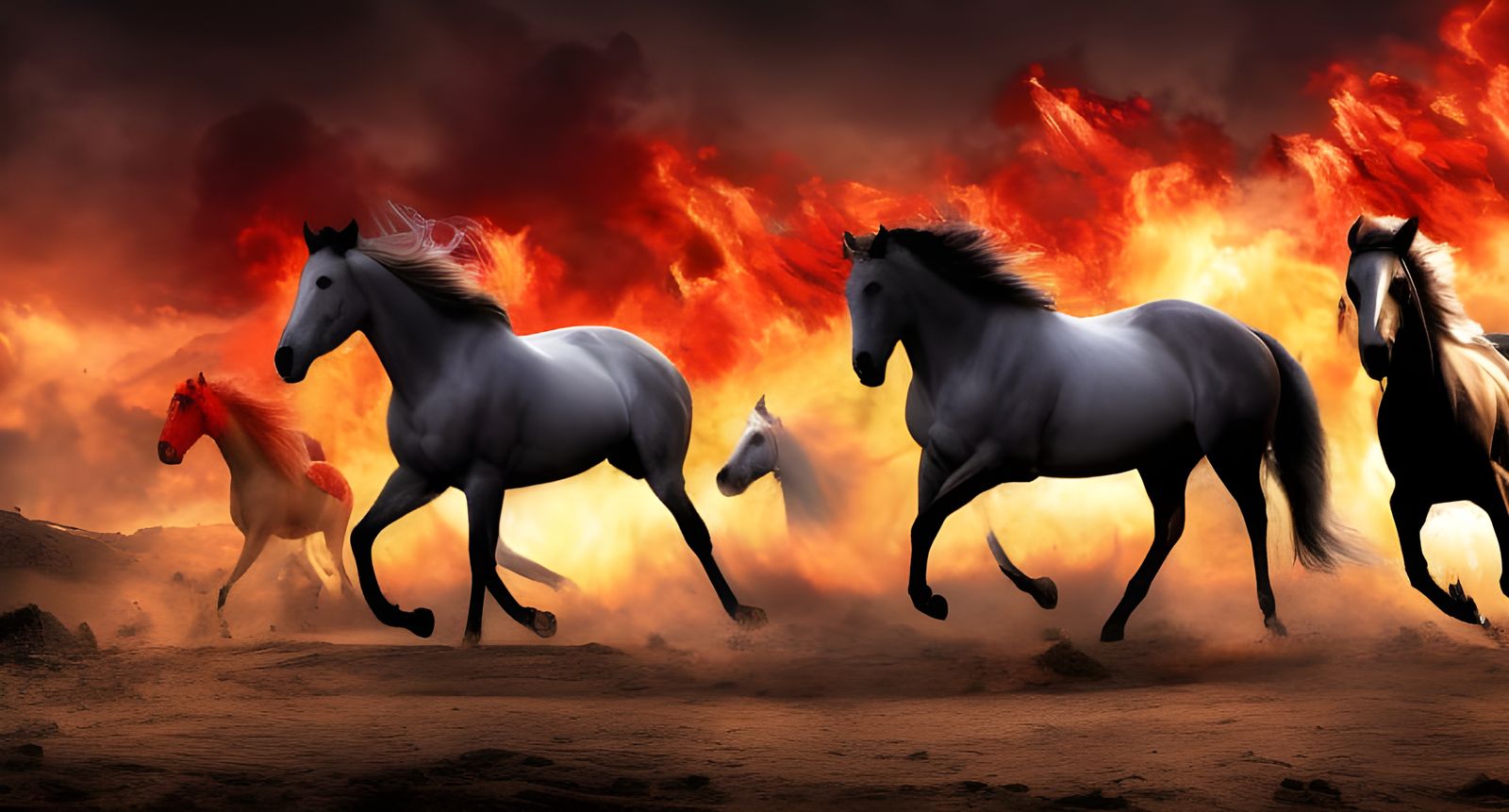 The Four Horsemen of the Apocalypse in Dark Fantasy