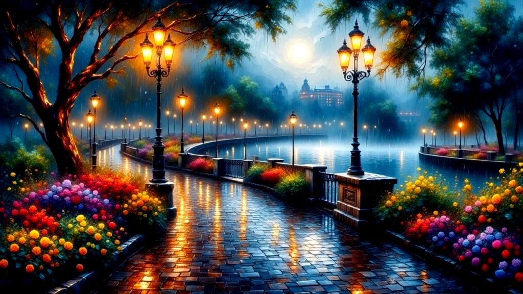 A final rainy night in the park...