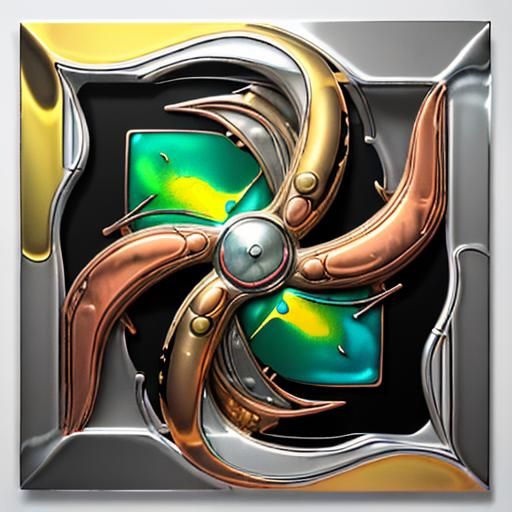 Surreal Melting Forms in Expressionist Oil on Canvas