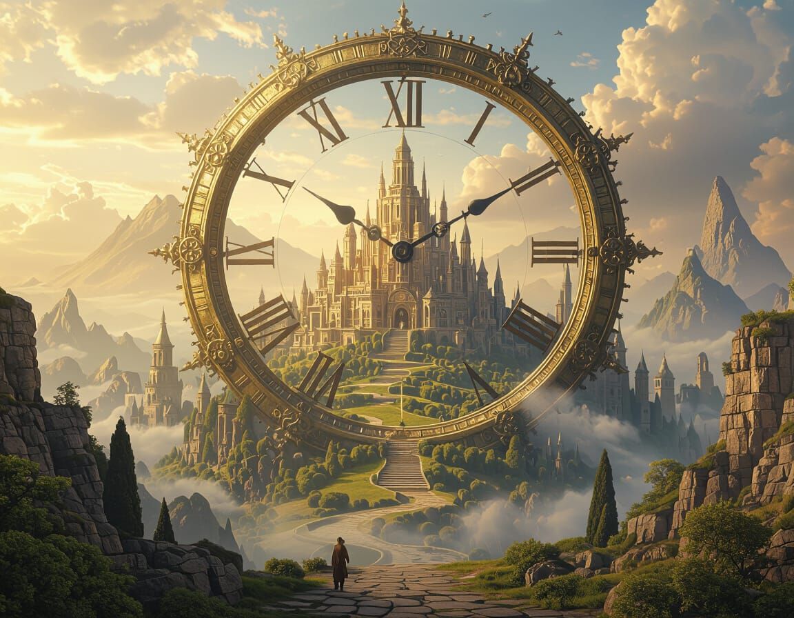 Surreal Fantasy Landscape Inspired by Igor Morski