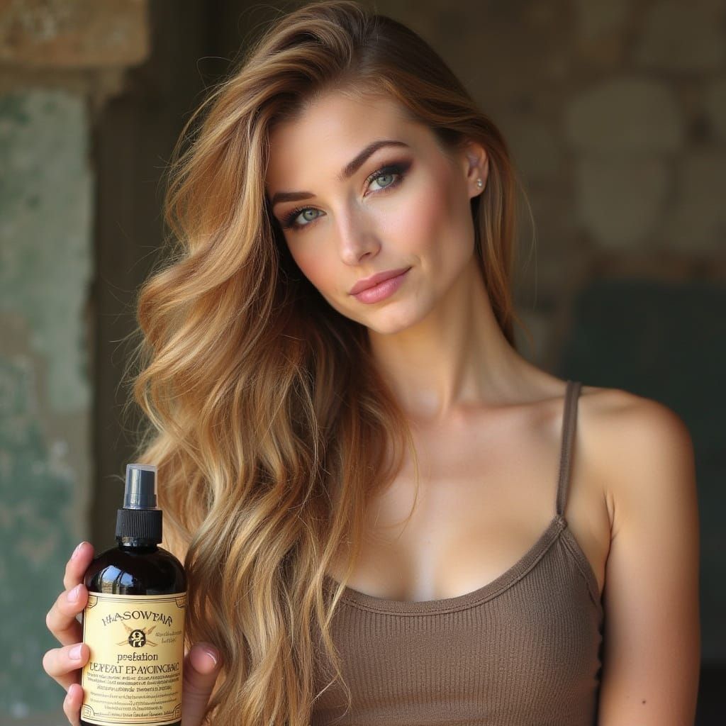 Magical Hair Potion in a Whimsical Bottle