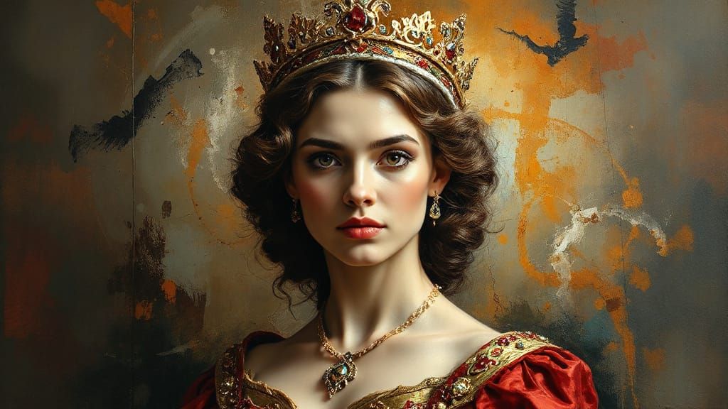 Regal Princess Expresses Raw Emotion in Painterly Masterpiec...