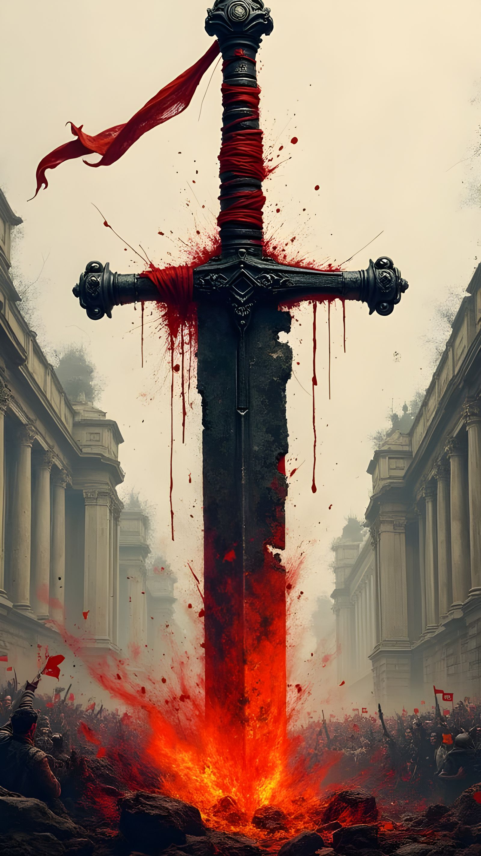 Revolutionary Sword Formed from Fallen City's Anger