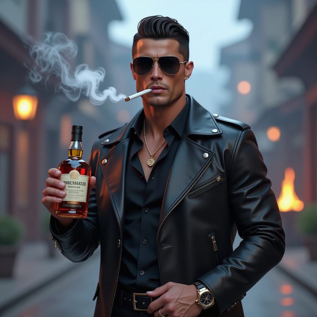 Cristiano Ronaldo as Rugged 3D Render in Unreal Engine