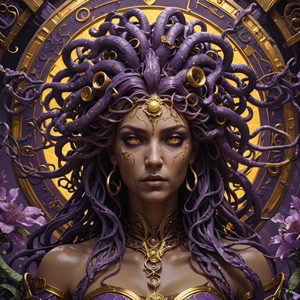 Hyperdetailed Medusa Concept Art in 8K Resolution