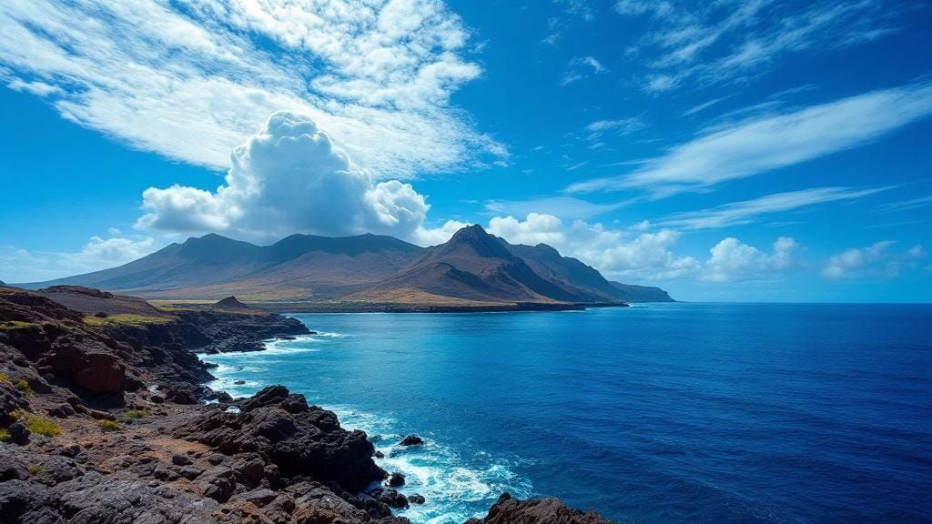 El Hierro Canary Islands: Blue and Gold Seascape