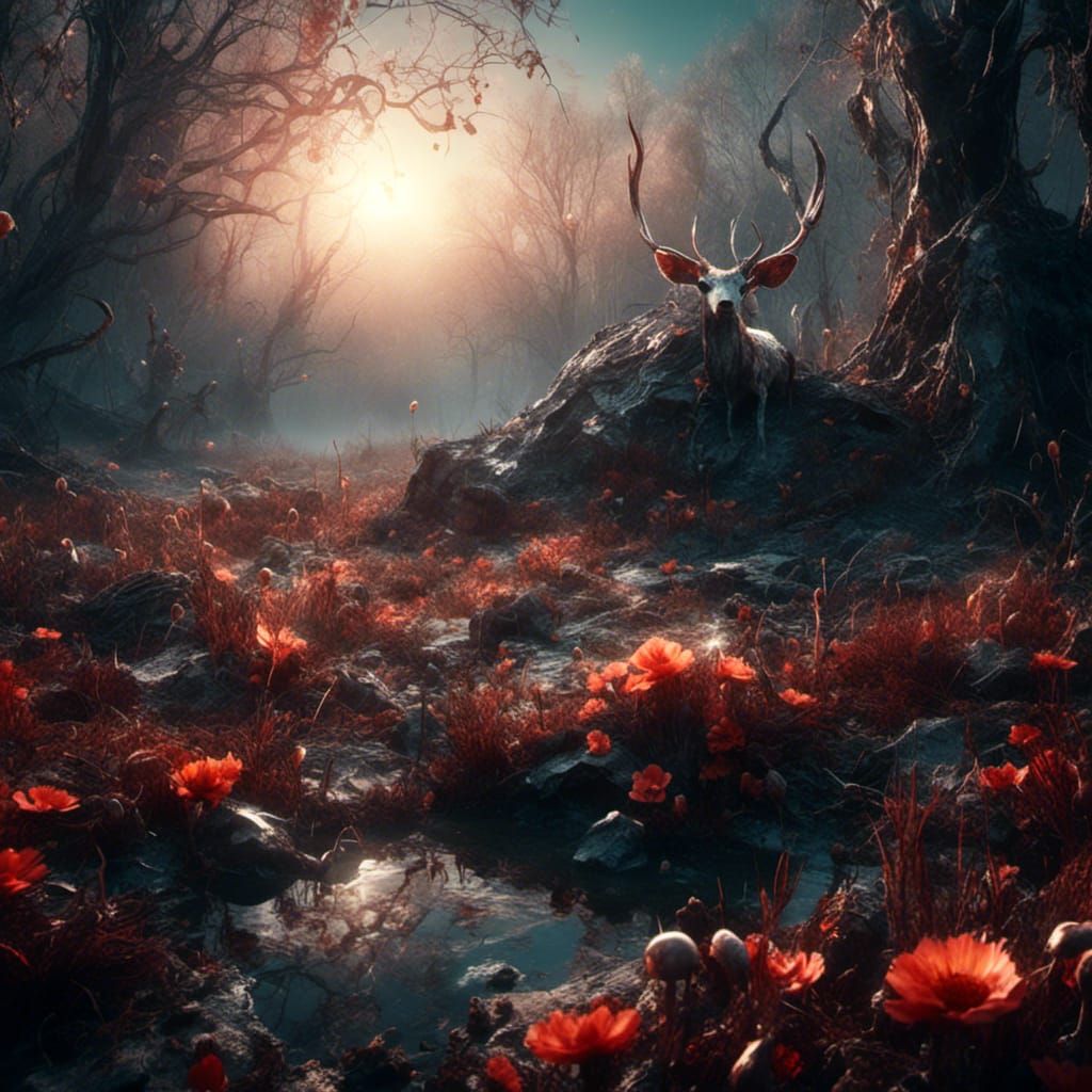 Spring Revives in Detailed Fantasy Art