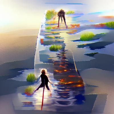 Walking on Water: An AI Interpretation