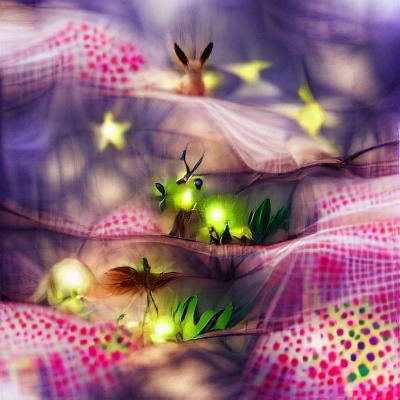 Whimsical Forest Fairy in Digital Art