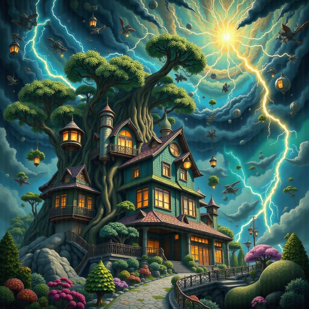 Stormborn Treehouse in Whimsical Landscapes