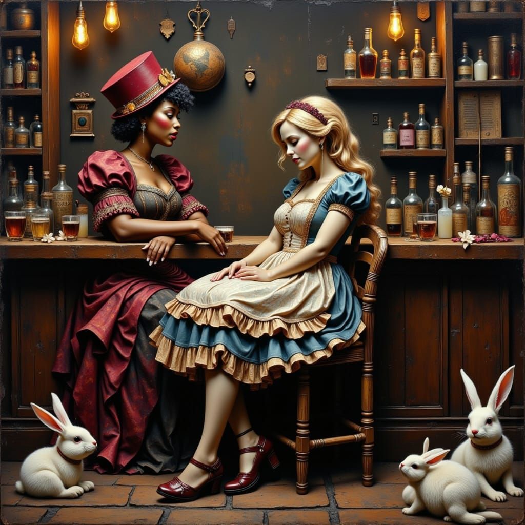 Alice in Wonderland at the Bar