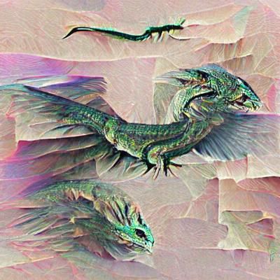 Menacing Basilisk Illustration