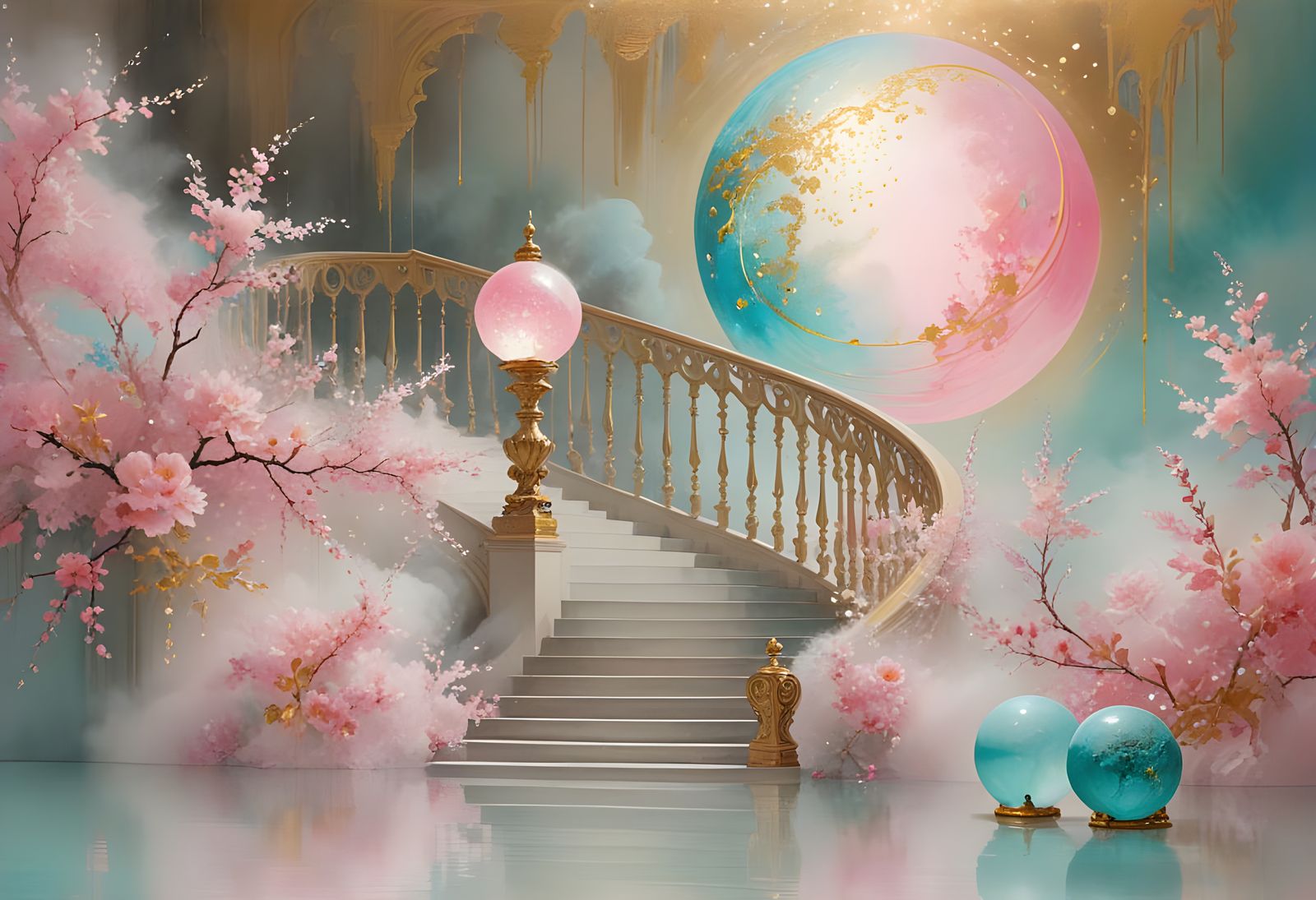 Staircase to Heaven: Shadow-Light Masterpiece