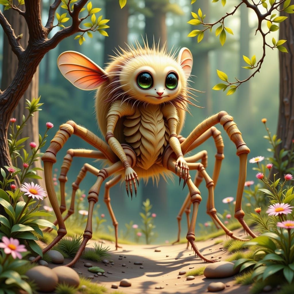 Fae Landstrider in Bohemian Whimsy Style