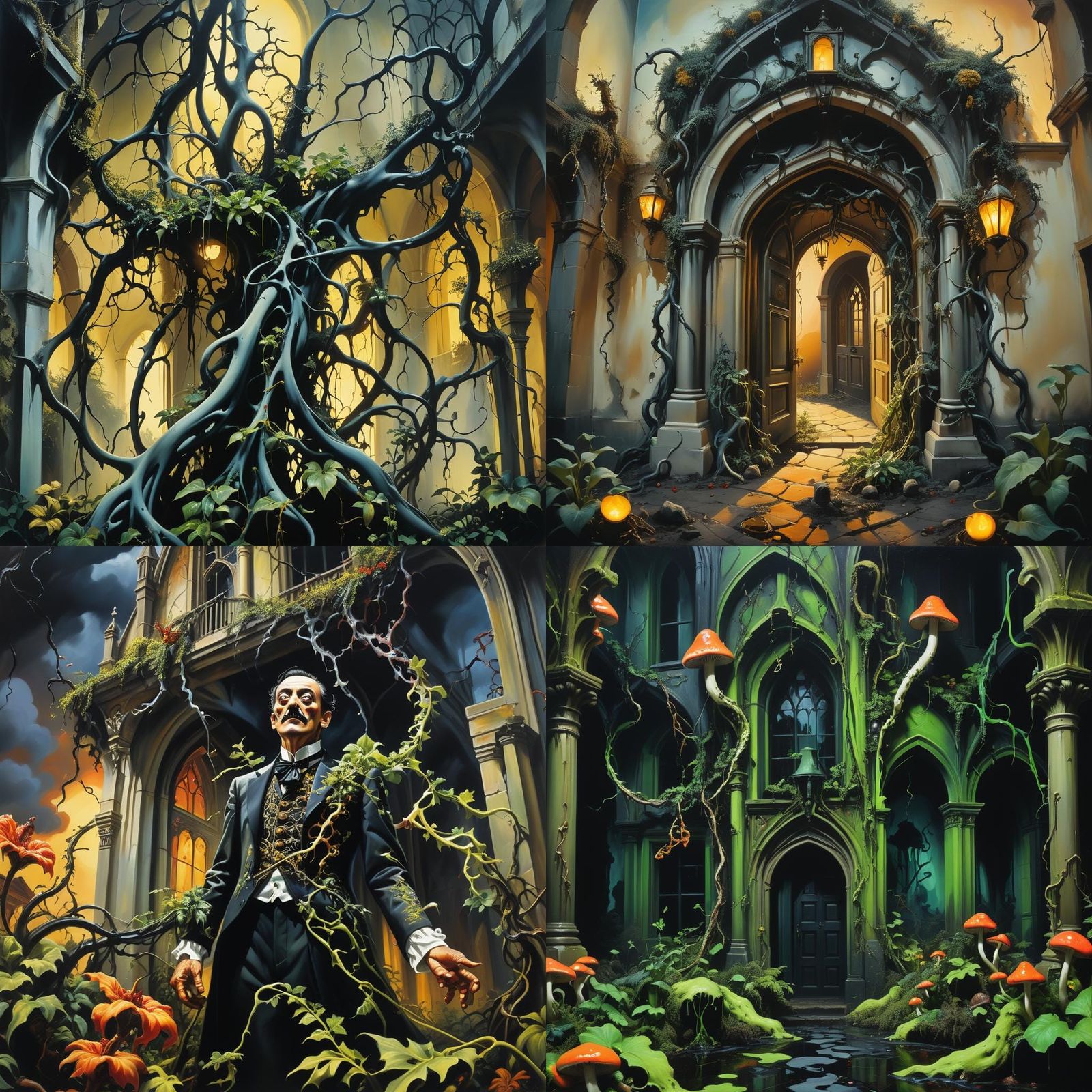 Gothic Horror: Flesh Eating Plants Attack Manor