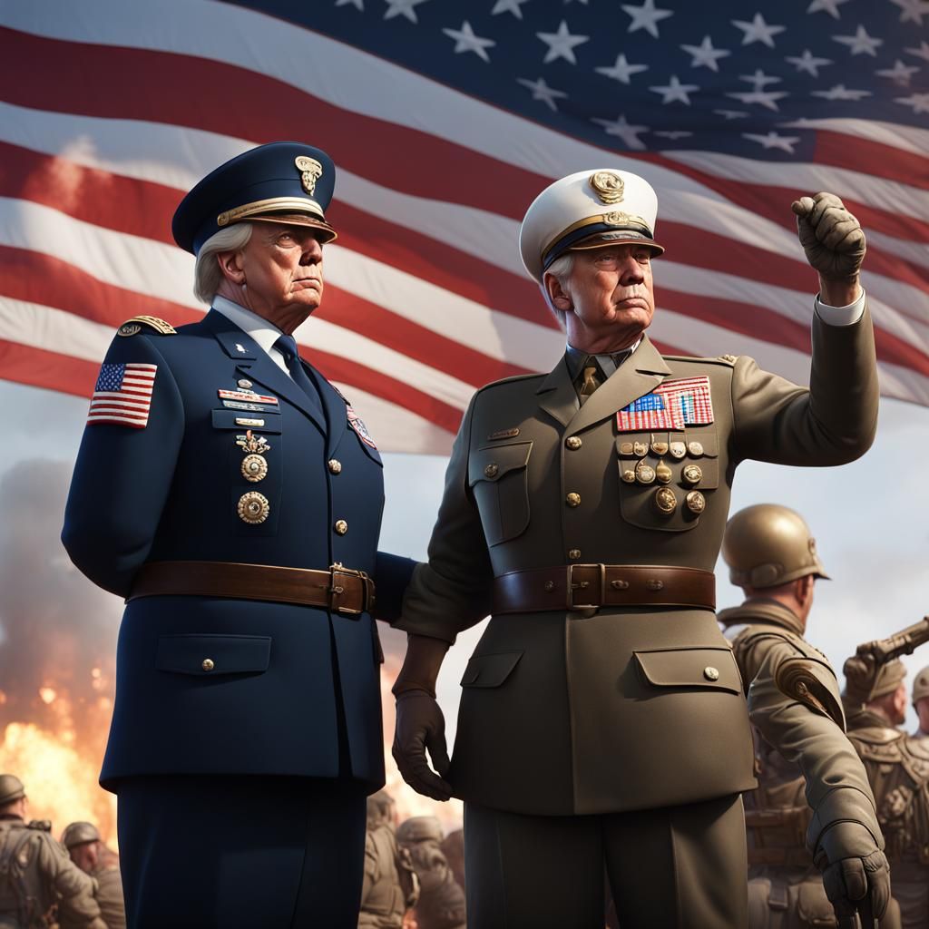 donald trump george patton general commander in chief america winning love peace bright future