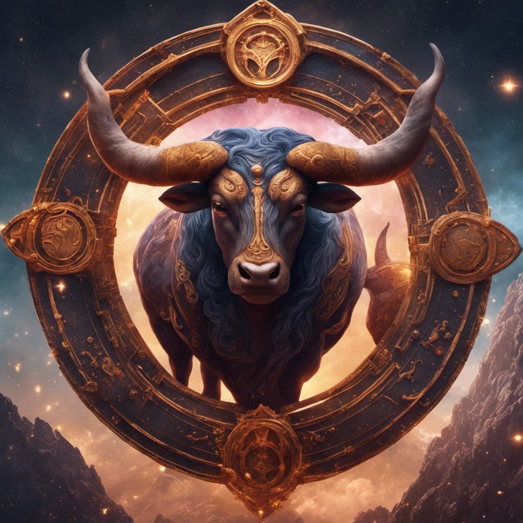 Taurus Zodiac Sign Fantasy Concept Art