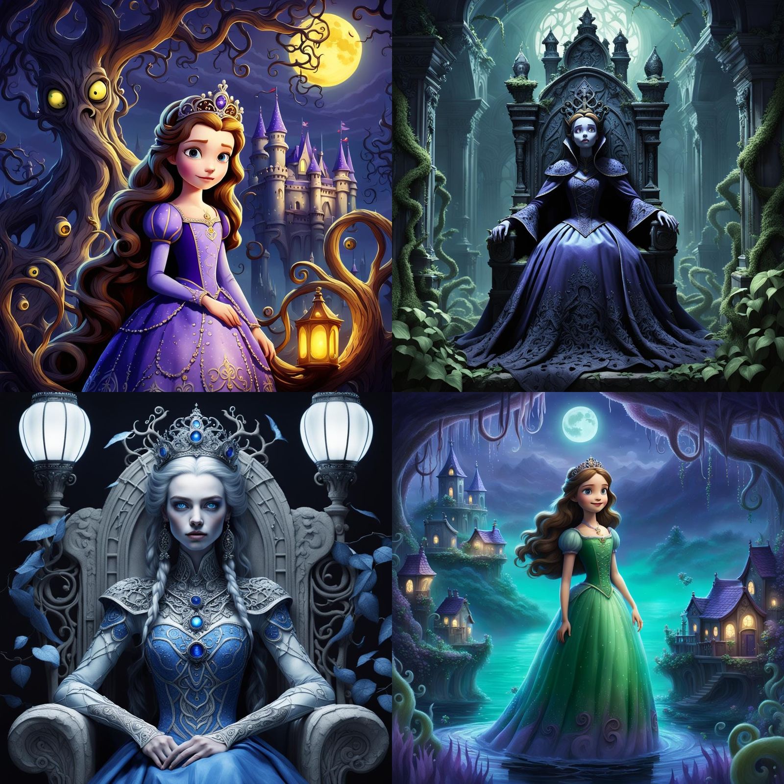 Sofia the First in Lovecraftian Horror Style