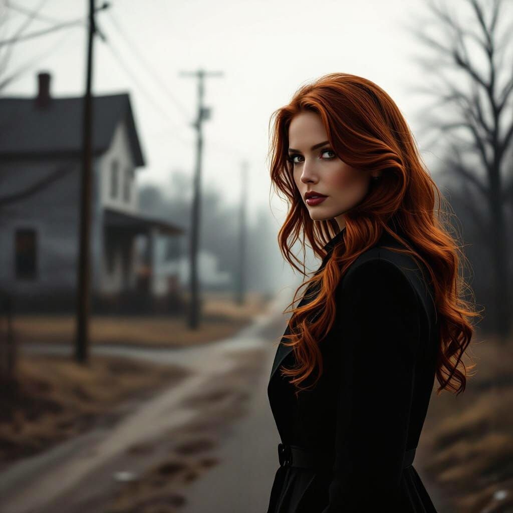 Auburn Haired Woman Uncovers Angel Creek Tragedy in Film Noi...