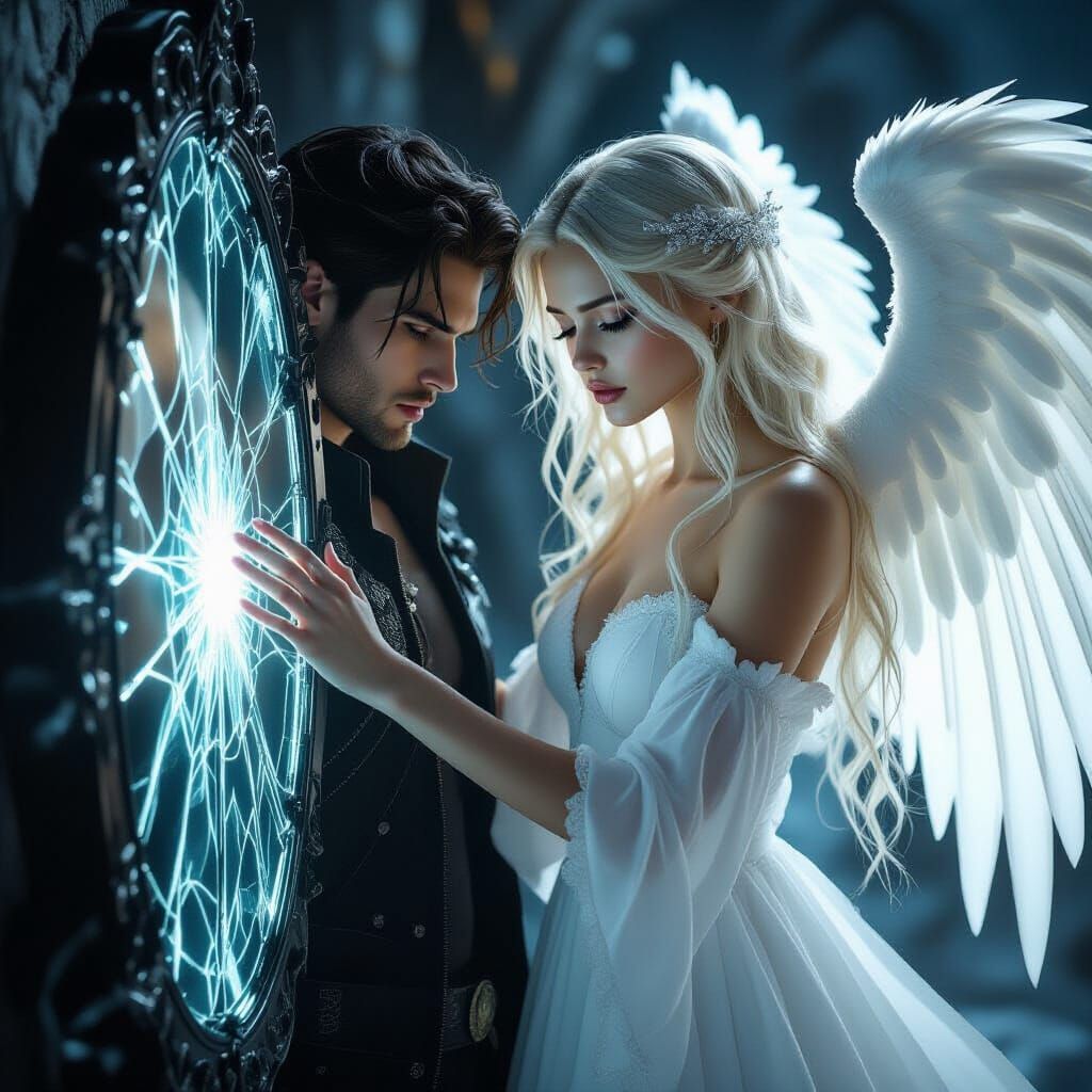 Angels Divided by Glass Portal: Cinematic Realism