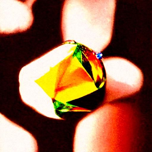 AI Generated Faceted Jewel