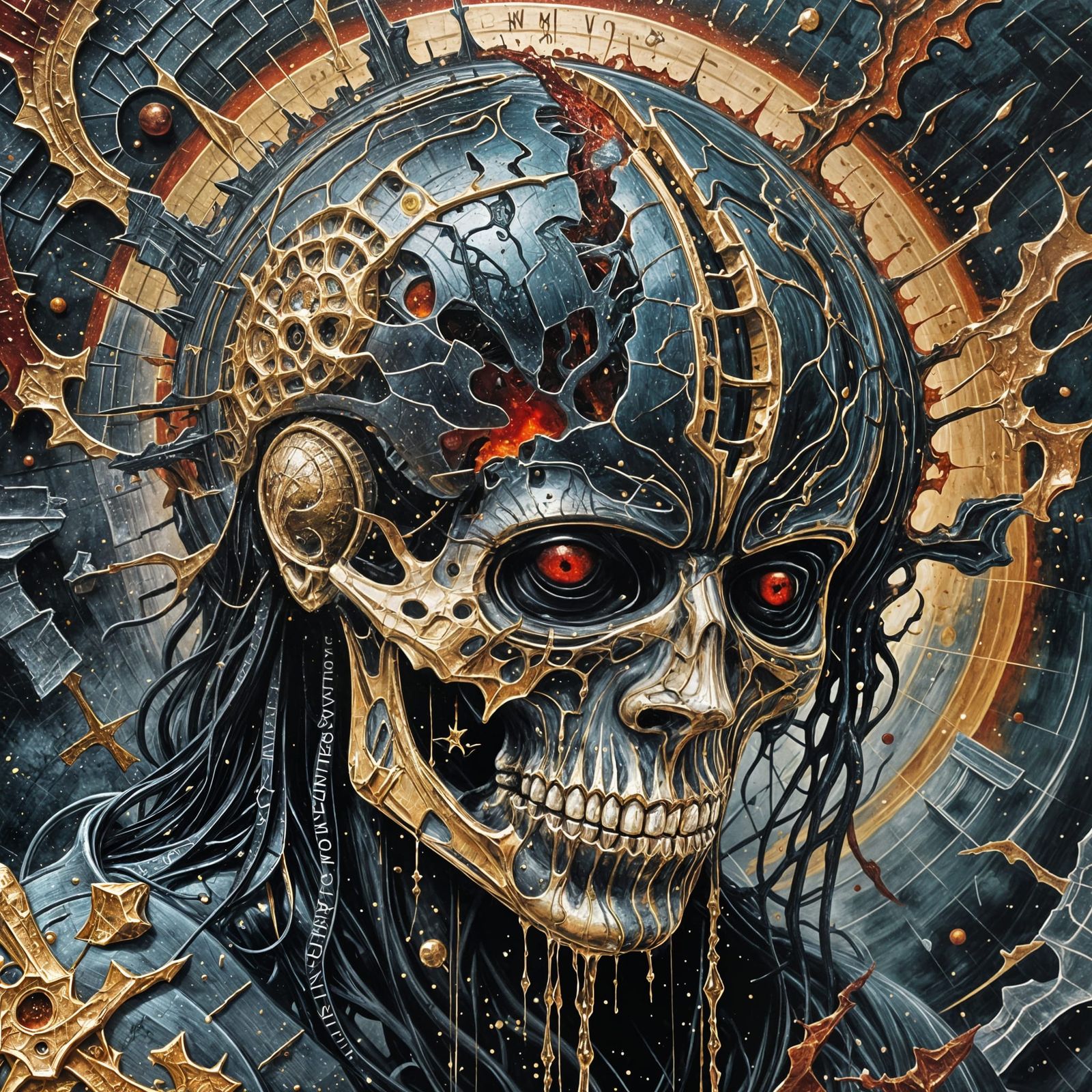 Planet Earth Brain Shattered in Gothic Splendor