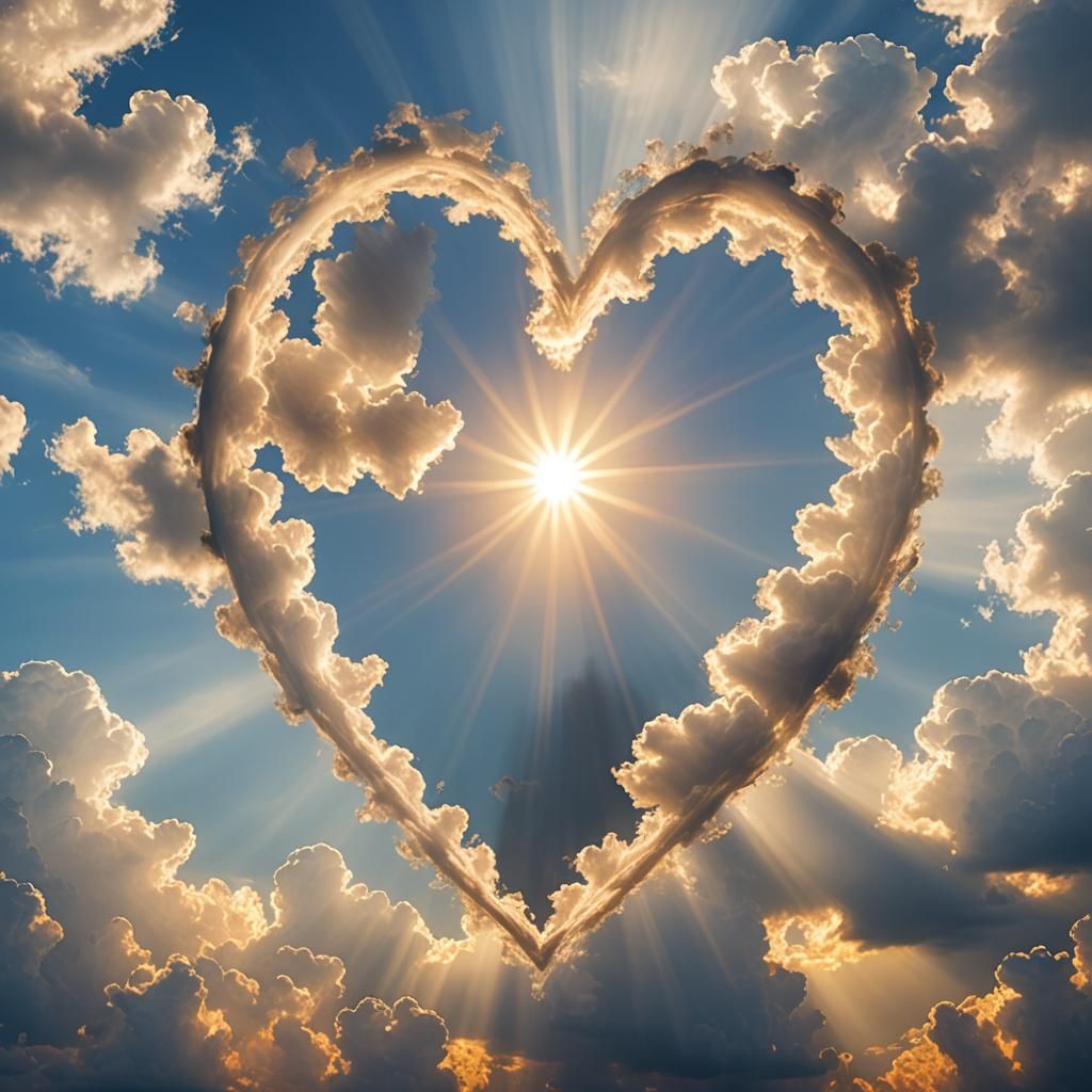 Heart of Love in Divine Sunshine
