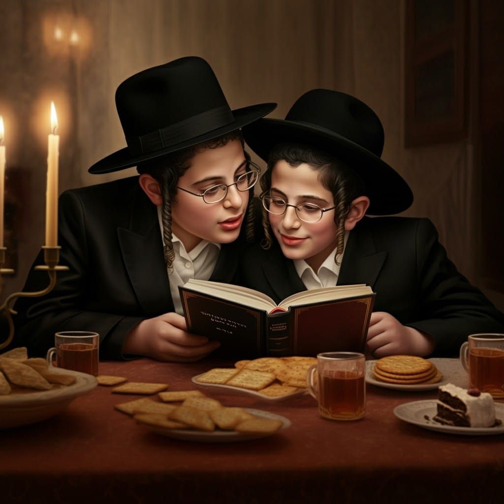 Chasidic Brothers Share Shabbat Warmth