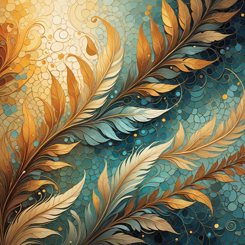 Dancing Brush in Whimsical Impressionist Style