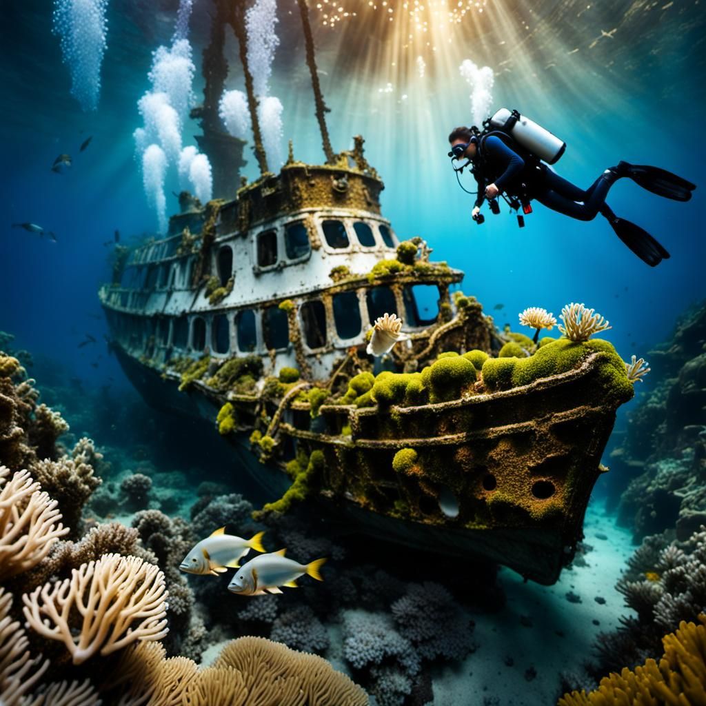 Sunken ship