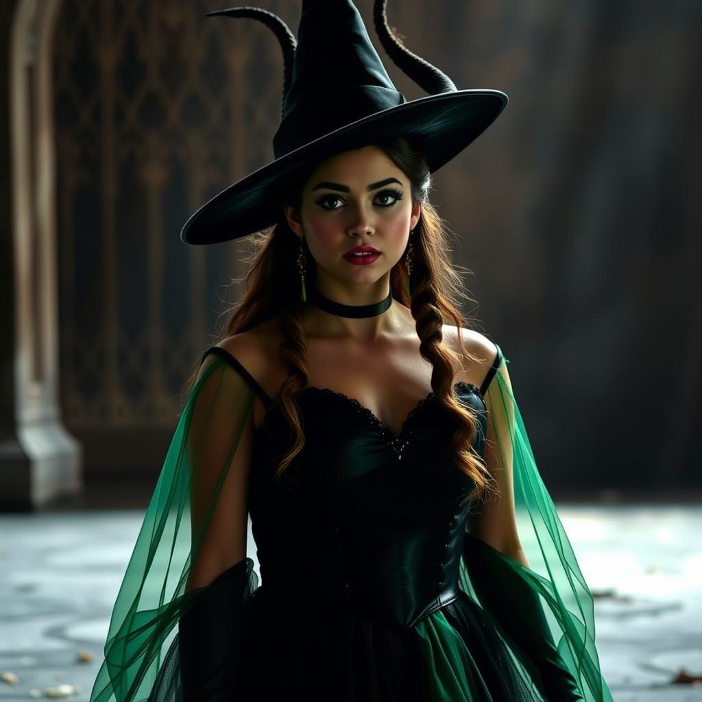 Emerald Elphaba: Behind the Scenes of Wicked in Moody, Dark ...