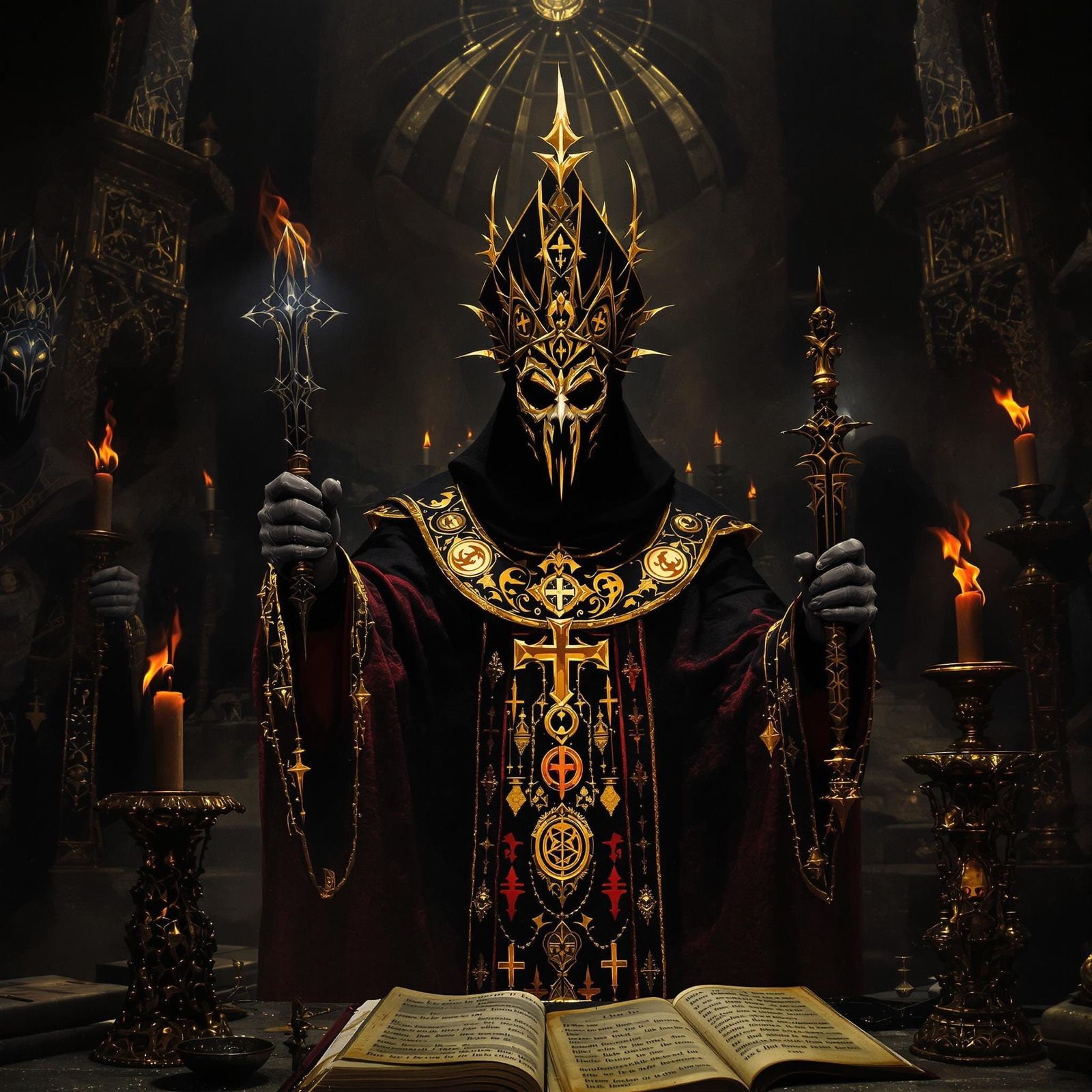 Corrupted Saint in Dark Ritual