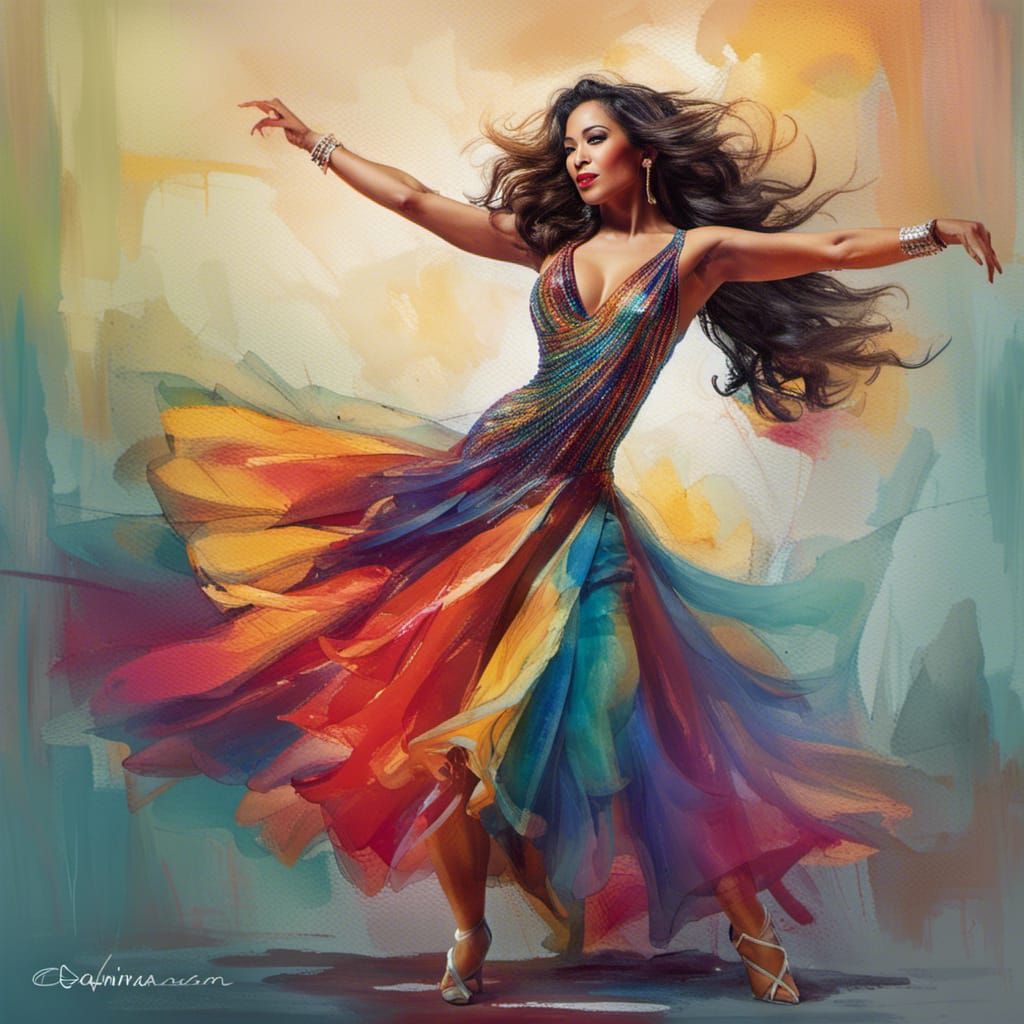 Carmina: A Beautiful Salsa Dancer in Motion