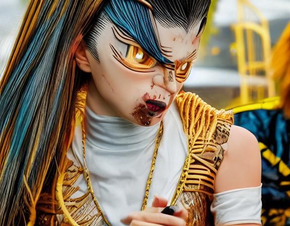 AI Brothers with Galaxy Ocean in Bohemian Style