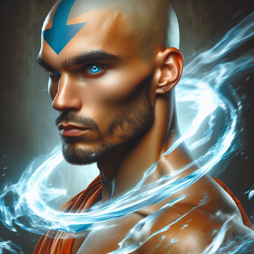 Ultra-Realistic Avatar: Polynesian Airbending Monk