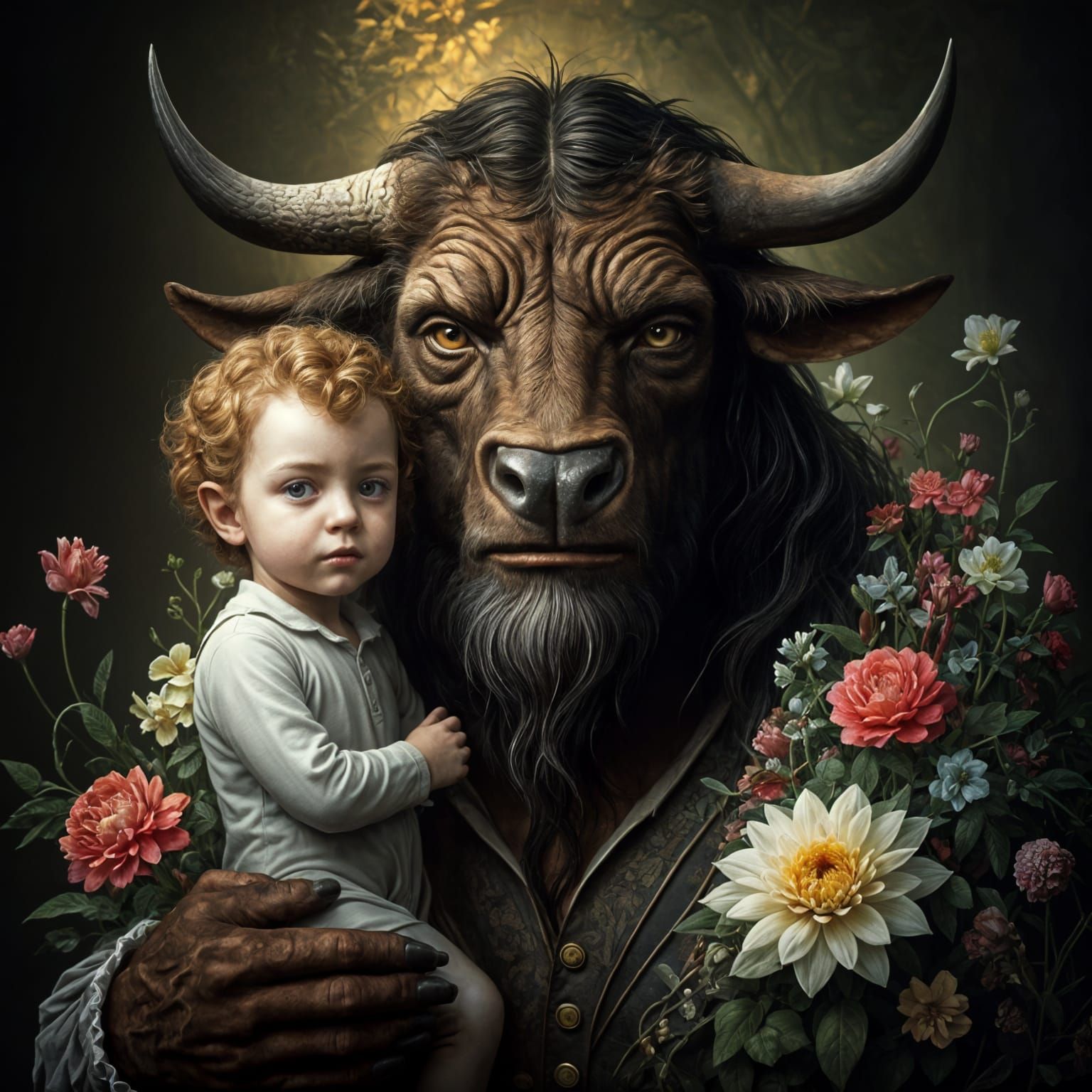 When your dad is a minotaur, you feel pretty safe