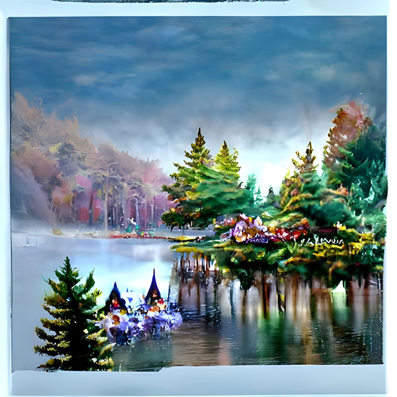 Peaceful lake