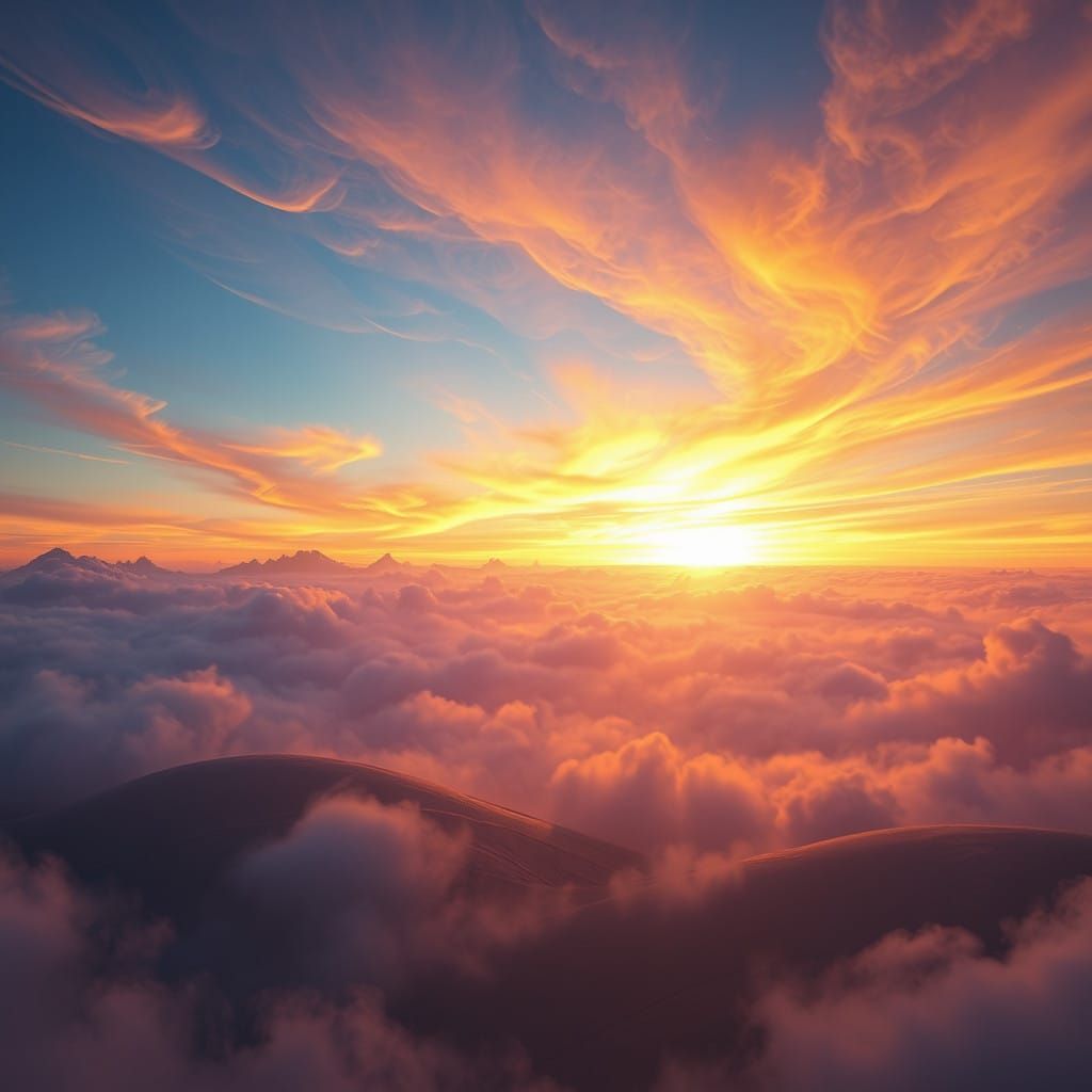 Surreal Dreamscape Erupts in Vibrant Colors