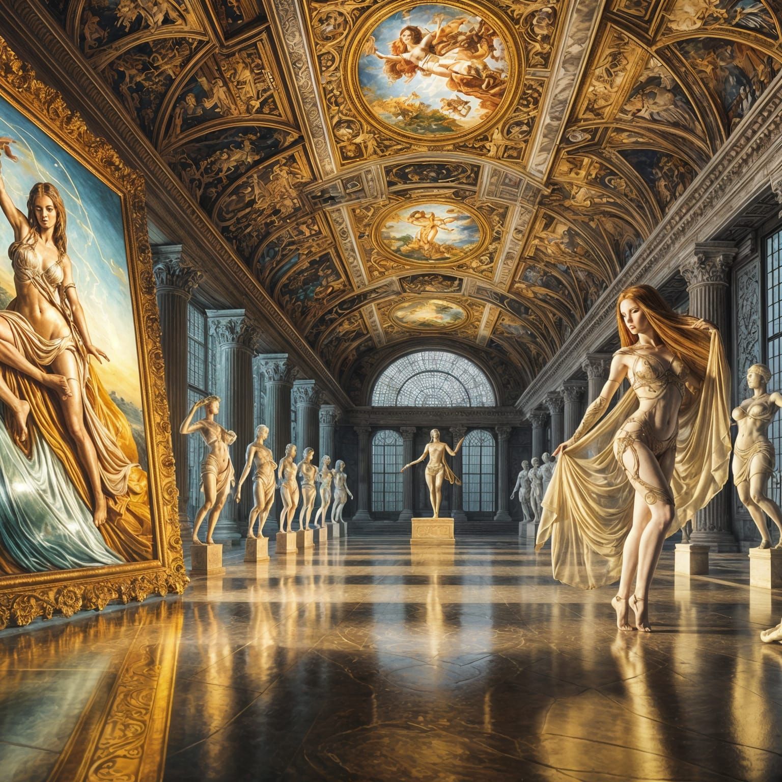 Renaissance Futurism: Biomechanical Sculptures in Marble Hal...