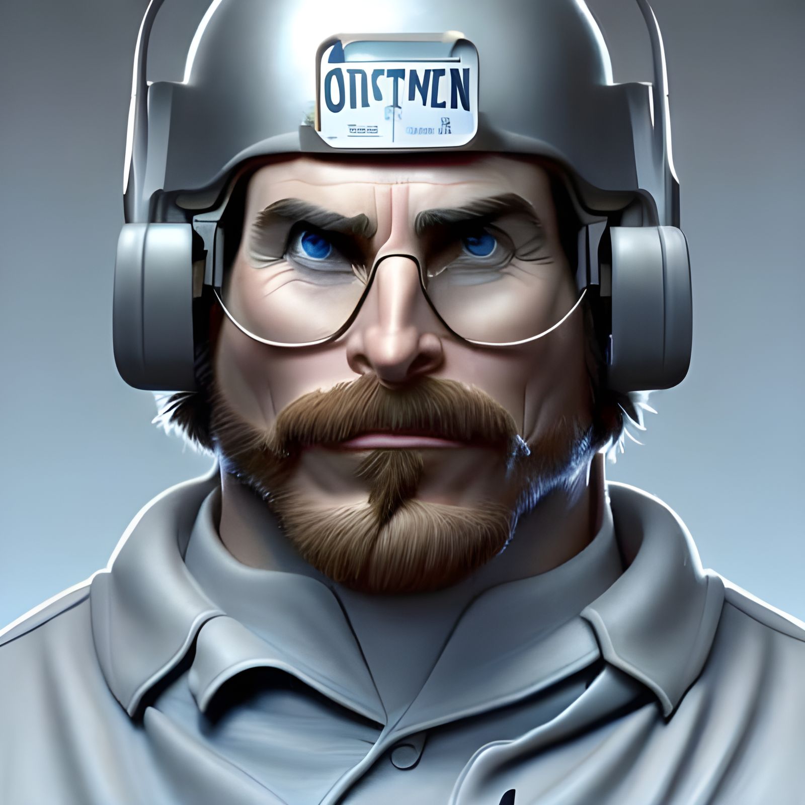 Mailman Portrait in Detailed 3D Style