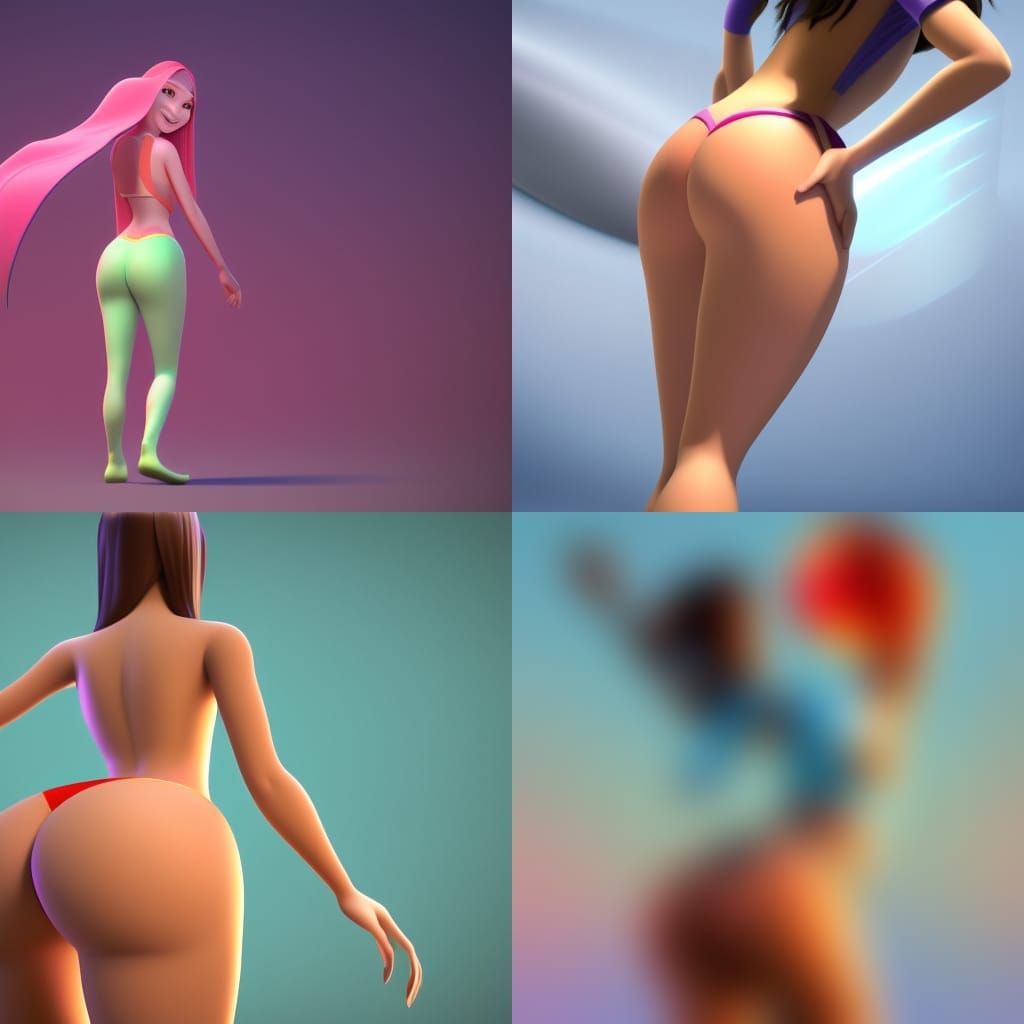 Stylized Character Art in Pixar Style