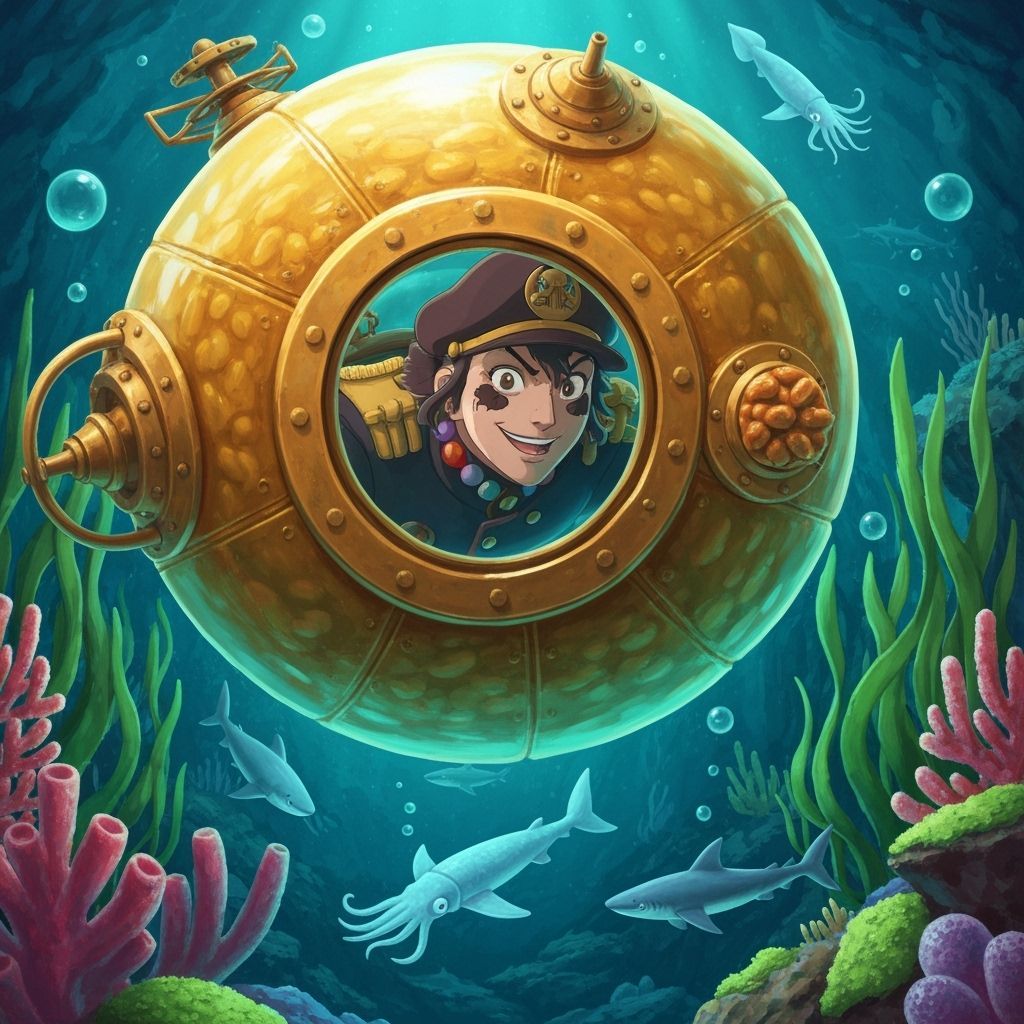 Jellybean Captain's Bioluminescent Trench Adventure