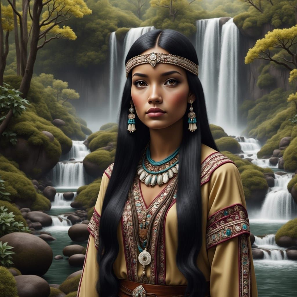 "Cleopatra- Sister of Pocahontas"