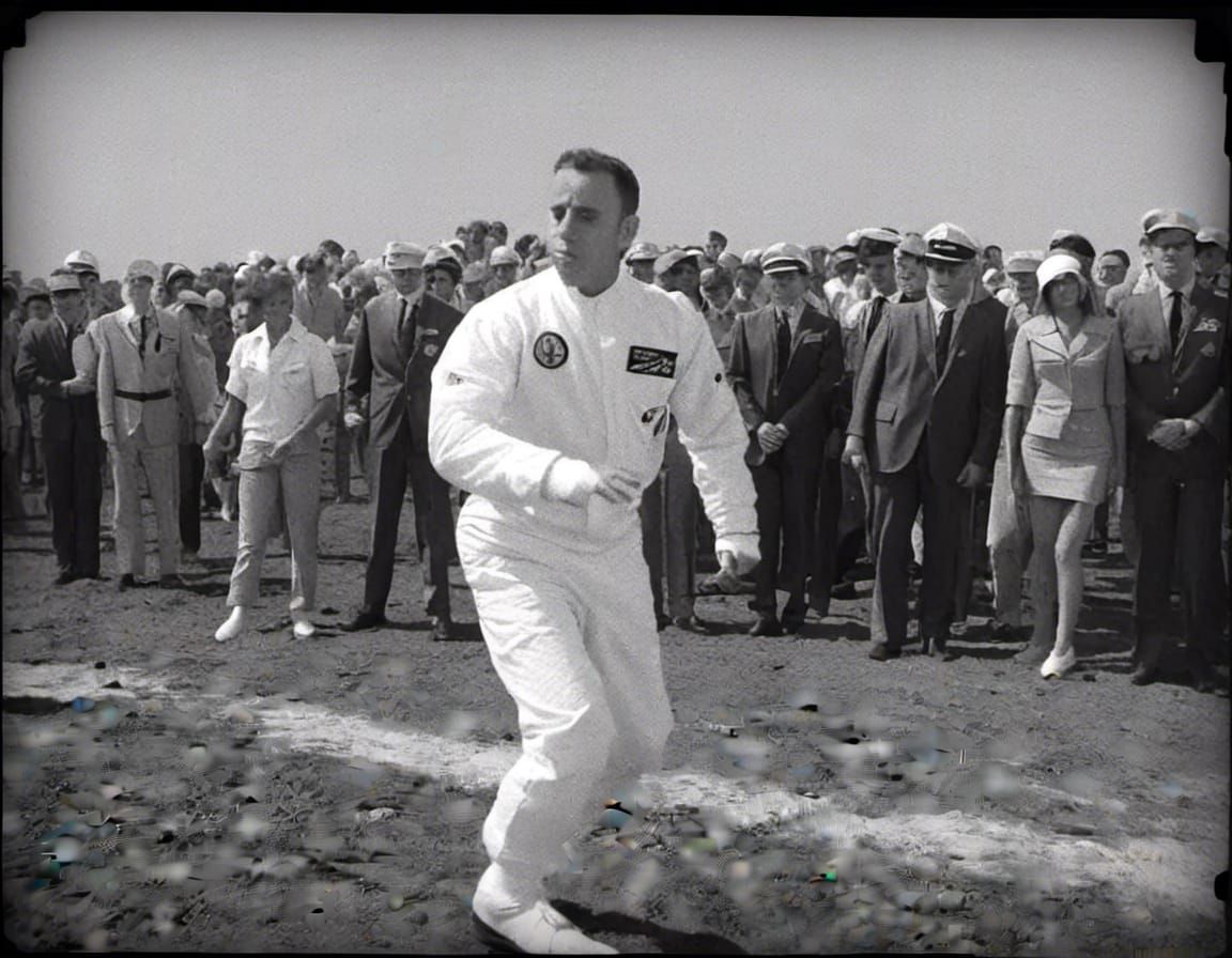The first Moonwalk was actually performed by Neil Armstrong’s Stunt Double on the Apollo landing set