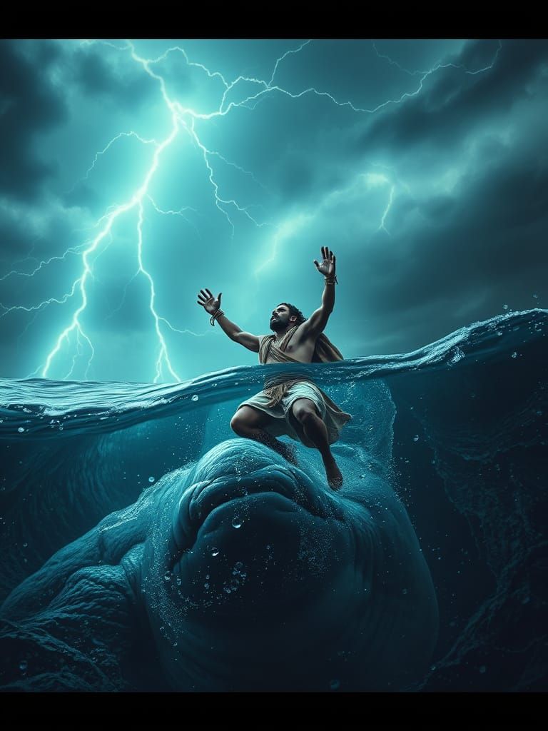 Ancient Israelite Warrior Drowns in Stormy Ocean Amid Majest...