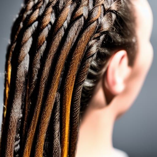 Alien with Intricate Braid in Sharp Focus