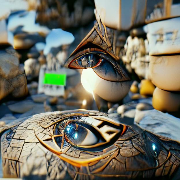 The All Seeing Universal Eye in 3D